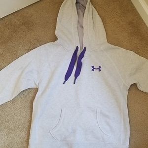 Gray Under Armour hoodie